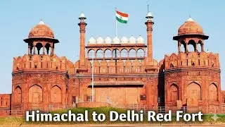 Starting My Delhi Vlog from Red Fort! 🚩 (Himachal to Delhi)