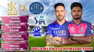 19TH MATCH RR VS RCB MATCH PREDICTION | DREAM11 | RCB VS RR