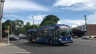 MTA NYC Bus: Novabus LFSAs/XD40 5351/7736/5265 On The Bx27/Bx39/NIS @ Soundview Ave/Glidersleeve Ave
