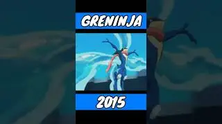 Greninja Evolution At His Appearance In Pokemon Anime #shorts #pokemon