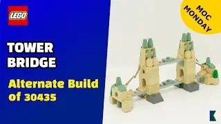 How to build: Lego Tower Bridge | MOC by sebbl | Stop Motion | 30435 Alternate