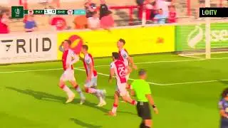 CHRIS FORRESTER PENALTY ST PATRICKS ATHLETIC V SHELBOURNE 2025/26 FAI CUP FOOTBALL IRELAND