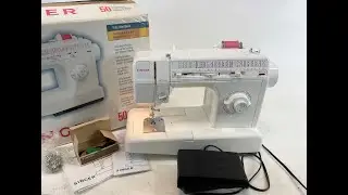 Демонстрация швейной машины Singer Model 5050C для Ebay