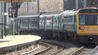 Cardiff central train station going to Bargoed