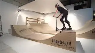 SB Skate Mini Half Pipe in Action