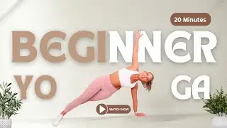 20 Minute Beginner Yoga Class | Learn Sun Salutations A & B Step by Step for Strength & Flexibility