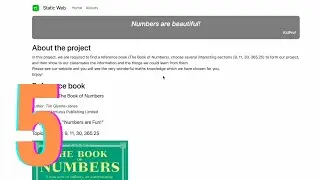 Web & Git - 5 - Completing the abouts page