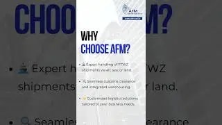AFM LOGISTICS | International freight forwarding Company | #afmlogistics   #shipping #viral