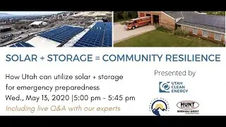 Solar & Storage = Community Resilience
