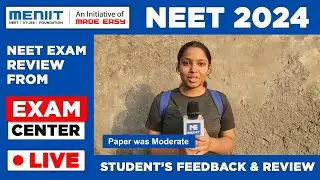 NEET 2024 Paper Reaction 🧐 | Students Review on NEET 2024 📢| MENIIT