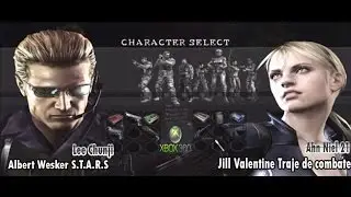 Resident Evil 5 Mercenarios Wesker S.T.A.R.S & Jill Traje de Combate Asamblea Publica