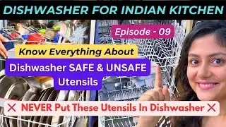 ❌ Dishwasher SAFE & UnSAFE Utensils✅NEVER Put THIS in Your Dishwasher😱Ep-9👍🏻#dishwasher #utensils