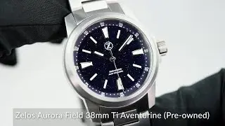 Zelos Aurora Field 38mm Ti Aventurine (Pre-owned)