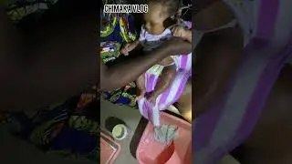 HOW TO BATH A NEW BORN BABY IN NIGERIA WEST AFRICA | BATH FOR BABY