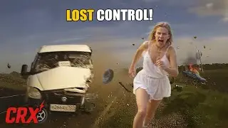 Lost Control. The Crash Was Instant | Idiots In Cars