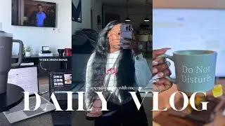 realistic work from home vlog | getting over a cold + wings for dinner + desperate housewives & MORE