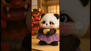 鬼は外、福は内 #panda #ai #節分