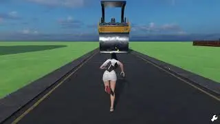 Flattened Girls Morrigan as Shermie flattened (Malleable Girl Simulator 1.8.0)