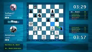 Italian Game &ndash; Giuoco Piano  Chess Game : Arnelxxx - Sofian17