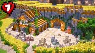 I Built a HUGE Mining Outpost in Minecraft Hardcore