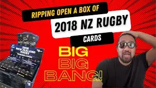 Ripping open a box of 2018 New Zealand rugby cards and hitting an on card auto!