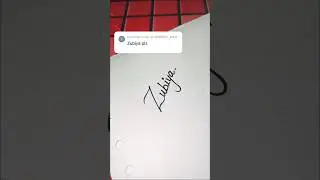 Zubiya name Calligraphy🥰 #shorts #trending #viral #art #live #video #youtubeshorts #shortsfeed