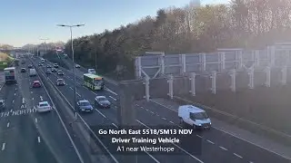 Go North East 5518 | Driver Training Vehicle | A1 near Westerhope