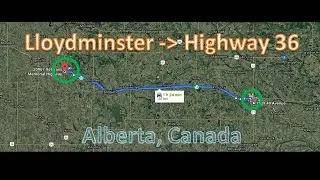 Lloydminster to Highway 36 (Lavoy)