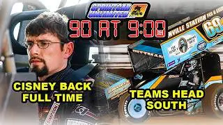 SprintCarUnlimited 90 at 9 for Monday, February 23rd: Cisney is back full time; PA teams head south