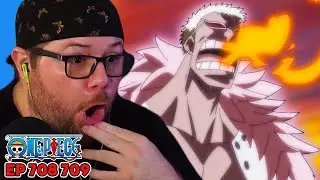 Lost Arm Of The Law! One Piece Reaction - Episode 708 & 709