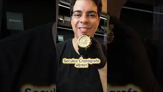 Seculus Cron&oacute;grafo 46mm Dourado. link na descri&ccedil;&atilde;o!