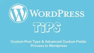 Custom Post Type and Advanced Custom Fields Process In WordPress