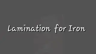 Lamination for iron