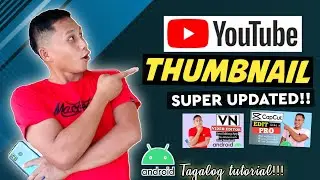 How to make a thumbnail for YouTube videos | Tagalog tutorials