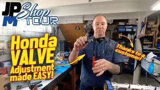 SHOP TOUR - Honda Valve Lash Made Easy with a Simple Tool!