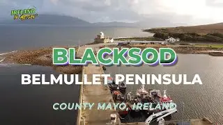 Stunning Drone Footage of Blacksod Bay Lighthouse, Pier and Mullet Peninsula | Co. Mayo, Ireland