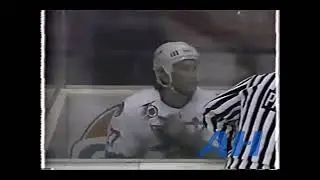 NHL Mar. 21, 1992 Doug Houda,HFD v Perry Anderson,SJ Hartford Whalers San Jose Sharks