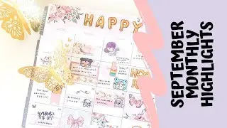 SEPTEMBER MONTHLY HIGHLIGHTS | FEAT. PLANNINGROSES