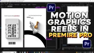 Aesthetic Minimal Motion Graphics Reels &ndash; Premiere Pro Clean Edit