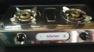 Save the environment | Surya flame thermal efficiency 2 B Stainless steel gas stove.