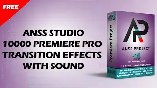 PREMIERE PRO TRANSITION EFFECTS WITH SFX ANSS STUDIO @AnssStudio1//Premiere Pro tips and tricks