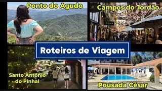 Natal Mágico em Campos do Jordão, Pousada do César,Mirante do Pico do Agudo Santo Antônio do Pinhal🎄