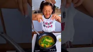 Pernille made an easy and delicious breakfast #breakfastideas #familymoments #kitchenfun #quickmeal