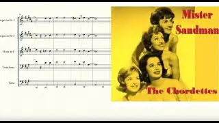 Mister Sandman for Brass Quintet Sheet Music