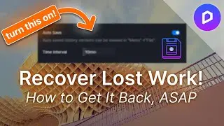 DON'T LOSE WORK! How to Recover Your D5 Render Autosave Backup Files!