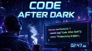 After Dark Flow 🌃 | Cyberpunk Night Focus for Deep Work