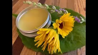 How to make your own healing Calendula salve and chapstick