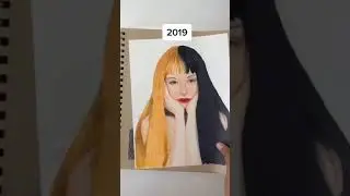 My art through the years (2017-2020) #shorts
