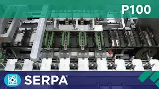 P100 Horizontal Cartoner running blister packs and placing in envelopes