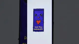 Dairy Milk Chocolate #kidsvideo #ytshorts #easydrawing